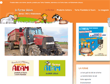 Tablet Screenshot of lesfreresadam.com